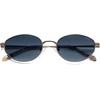 image:imageSOJOS Retro Oval Sunglasses for Women Men 90s Sunnies Lightweight Metal Frame Classic UV Protection Shades EliseGreyGrey