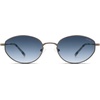 image:imageSOJOS Retro Oval Sunglasses for Women Men 90s Sunnies Lightweight Metal Frame Classic UV Protection Shades EliseGreyGrey