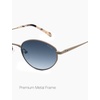 image:imageSOJOS Retro Oval Sunglasses for Women Men 90s Sunnies Lightweight Metal Frame Classic UV Protection Shades EliseGreyGrey
