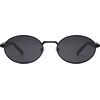 image:imageSOJOS Retro Oval Sunglasses for Women Men Trendy Sun Glasses Designer Inspired Classic Shades UV400 Protection SJ1224Black