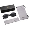 image:imageSOJOS Retro Oval Sunglasses for Women Men Trendy Sun Glasses Designer Inspired Classic Shades UV400 Protection SJ1224Black