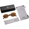 image:imageSOJOS Retro Oval Sunglasses for Women Men Trendy Sun Glasses Designer Inspired Classic Shades UV400 Protection SJ1224Brown