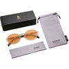 image:imageSOJOS Retro Oval Sunglasses for Women Men Trendy Sun Glasses Designer Inspired Classic Shades UV400 Protection SJ1224Orange