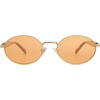 image:imageSOJOS Retro Oval Sunglasses for Women Men Trendy Sun Glasses Designer Inspired Classic Shades UV400 Protection SJ1224Orange