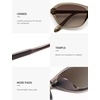 image:imageSOJOS Retro Oval Sunglasses for Women Trendy Cat Eye Narrow Chic Y2K 90s Sunnies SJ2685Transparent TaupeGreyishbrown Grading