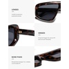 image:imageSOJOS Retro Oversized Aviator Sunglasses for Women Trendy Square Shield Sun Glasses Large Shades SJ2696Tortoise  Grey