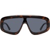 image:imageSOJOS Retro Oversized Aviator Sunglasses for Women Trendy Square Shield Sun Glasses Large Shades SJ2696Tortoise  Grey