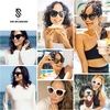 image:imageSOJOS Retro Oversized Cateye Sunglasses for Women Large Vintage Trendy Shades SJ2074BlackGrey