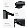image:imageSOJOS Retro Oversized Polarized Aviator Sunglasses for Women Men 70s 80s Trendy UV400 Shades SJ2666BlackGrey