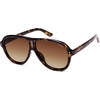 image:imageSOJOS Retro Oversized Polarized Aviator Sunglasses for Women Men 70s 80s Trendy UV400 Shades SJ2666Brown TortoiseBrown