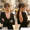 image:imageSOJOS Retro Oversized Square Acetate Sunglasses Women Polarized Trendy Ladies Shades Sun Glasses Big CrushTortoiseBrown