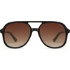 image:imageSOJOS Retro Polarized Aviator Sunglasses Womens Mens Classic 80s 90s Vintage Trendy Square Aviators SJ2174BlackGradient Reddish Brown