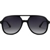 image:imageSOJOS Retro Polarized Aviator Sunglasses Womens Mens Classic 80s 90s Vintage Trendy Square Aviators SJ2174BlackGrey