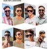 image:imageSOJOS Retro Polarized Aviator Sunglasses Womens Mens Classic 80s 90s Vintage Trendy Square Aviators SJ2174Brown TortoiseDark Green