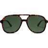 image:imageSOJOS Retro Polarized Aviator Sunglasses Womens Mens Classic 80s 90s Vintage Trendy Square Aviators SJ2174Brown TortoiseDark Green