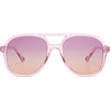image:imageSOJOS Retro Polarized Aviator Sunglasses Womens Mens Classic 80s 90s Vintage Trendy Square Aviators SJ2174Light PurplePurple Gradient Brown