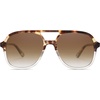 image:imageSOJOS Retro Polarized Aviator Sunglasses Womens Mens Classic 80s 90s Vintage Trendy Square Aviators SJ2174Tortoise Gradient BrownBrown