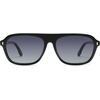 image:imageSOJOS Retro Polarized Aviator Sunglasses Womens MensTrendy Rectangle 70s UV400 Shades Sun Glasses SJ2712BlackGrey Grading