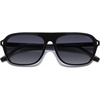 image:imageSOJOS Retro Polarized Aviator Sunglasses Womens MensTrendy Rectangle 70s UV400 Shades Sun Glasses SJ2712BlackGrey Grading