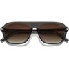 image:imageSOJOS Retro Polarized Aviator Sunglasses Womens MensTrendy Rectangle 70s UV400 Shades Sun Glasses SJ2712GreyBrown Grading
