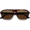 image:imageSOJOS Retro Polarized Aviator Sunglasses Womens MensTrendy Rectangle 70s UV400 Shades Sun Glasses SJ2712TortoiseBrown