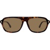 image:imageSOJOS Retro Polarized Aviator Sunglasses Womens MensTrendy Rectangle 70s UV400 Shades Sun Glasses SJ2712TortoiseBrown