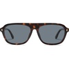 image:imageSOJOS Retro Polarized Aviator Sunglasses Womens MensTrendy Rectangle 70s UV400 Shades Sun Glasses SJ2712TortoiseGrey