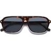 image:imageSOJOS Retro Polarized Aviator Sunglasses Womens MensTrendy Rectangle 70s UV400 Shades Sun Glasses SJ2712TortoiseGrey