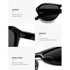 image:imageSOJOS Retro Polarized Aviator Sunglasses for Women Men 80s 90s Trendy UV400 Shades SJ2648BlackGrey
