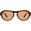 image:imageSOJOS Retro Polarized Aviator Sunglasses for Women Men 80s 90s Trendy UV400 Shades SJ2648BlackLight Yellow Tint