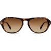 image:imageSOJOS Retro Polarized Aviator Sunglasses for Women Men 80s 90s Trendy UV400 Shades SJ2648Brown TortoiseBrown