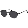 image:imageSOJOS Retro Polarized Aviator Sunglasses for Women Men Vintage 70s Style UV Protection Womens Mens Sun Glasses SJ1265BlackGrey