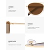 image:imageSOJOS Retro Polarized Aviator Sunglasses for Women Men Vintage 70s Style UV Protection Womens Mens Sun Glasses SJ1265GoldBrown