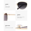 image:imageSOJOS Retro Polarized Aviator Sunglasses for Women Men Vintage 70s Style UV Protection Womens Mens Sun Glasses SJ1265GoldGradient Grey