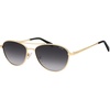 image:imageSOJOS Retro Polarized Aviator Sunglasses for Women Men Vintage 70s Style UV Protection Womens Mens Sun Glasses SJ1265GoldGradient Grey