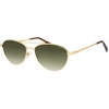 image:imageSOJOS Retro Polarized Aviator Sunglasses for Women Men Vintage 70s Style UV Protection Womens Mens Sun Glasses SJ1265GoldGradient Greyishgreen
