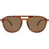 image:imageSOJOS Retro Polarized Aviator Sunglasses for Women MenTrendy Square Shades UV400 Protection SJ2605TortoiseBrown