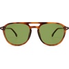 image:imageSOJOS Retro Polarized Aviator Sunglasses for Women MenTrendy Square Shades UV400 Protection SJ2605TortoiseGreen