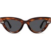image:imageSOJOS Retro Polarized Cat Eye Sunglasses Womens Vintage Shades Trendy Stylish Sunnies SJ2331ADemi  Grey Lens