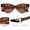 image:imageSOJOS Retro Polarized Cat Eye Sunglasses Womens Vintage Shades Trendy Stylish Sunnies SJ2331ATortoise  Brown Lens