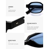 image:imageSOJOS Retro Polarized Hexagon Sunglasses for Women Men UV400 Trendy Rectangle 70s 80s 90s Shades SJ2389Blue