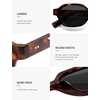image:imageSOJOS Retro Polarized Hexagon Sunglasses for Women Men UV400 Trendy Rectangle 70s 80s 90s Shades SJ2389Demi