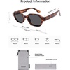 image:imageSOJOS Retro Polarized Hexagon Sunglasses for Women Men UV400 Trendy Rectangle 70s 80s 90s Shades SJ2389Demi