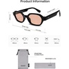 image:imageSOJOS Retro Polarized Hexagon Sunglasses for Women Men UV400 Trendy Rectangle 70s 80s 90s Shades SJ2389Pink