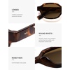 image:imageSOJOS Retro Polarized Hexagon Sunglasses for Women Men UV400 Trendy Rectangle 70s 80s 90s Shades SJ2389Tortoise