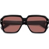 image:imageSOJOS Retro Polarized Hexagonal Aviator Sunglasses Womens Mens Trendy Rectangle UV400 Shades SJ2398BlackRed