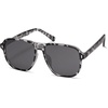 image:imageSOJOS Retro Polarized Hexagonal Aviator Sunglasses Womens Mens Trendy Rectangle UV400 Shades SJ2398TortoiseGrey