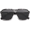 image:imageSOJOS Retro Polarized Hexagonal Aviator Sunglasses Womens Mens Trendy Rectangle UV400 Shades SJ2398TortoiseGrey