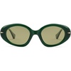 image:imageSOJOS Retro Polarized Large Oval Sunglasses Womens Mens Trendy UV400 Sun Glasses 80s 90s Shades SJ2365Light Green