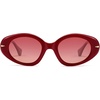 image:imageSOJOS Retro Polarized Large Oval Sunglasses Womens Mens Trendy UV400 Sun Glasses 80s 90s Shades SJ2365Red